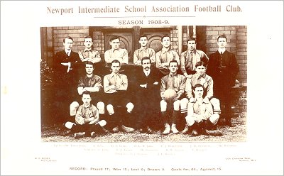 Newport Intermediate School Association Football Club 1908-09